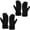 Black&Black, variant on REDESS Women's Thermal Winter Gloves with Fleece Lining & Touch Screen,Black