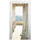thumbnail image 1 of 2 pegatinas 3D para puerta con efecto Trompe l'Oeil, autoadhesivas, extraíbles para decoración de cocina, dormitorio, baño y pared, 1 of 5