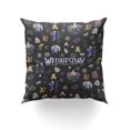 thumbnail image 1 of Funda de almohada decorativa para sofá, dormitorio, silla, coche, interior y exterior, cuadrada, 12 x 12 pulgadas, de Adams Family's Wednesday, 1 of 6