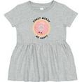 thumbnail image 3 of Inktastic Donut Worry Be Happy Pink Sprinkle Donut` Girls Baby Dress, 3 of 5