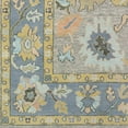 thumbnail image 6 of Hauteloom Greenwith Wool Living Room, Bedroom Area Rug - Traditional - Denim, Peach, Blush - 2' x 3', 6 of 7
