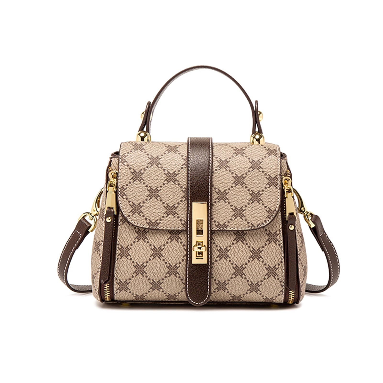 Trayknick Femmes Sac Bandouliere Multi Compartiments Grande Capacite Sac Bandouliere Vintage Portable pour Exterieur Kaki Walmart