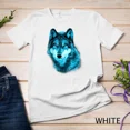 thumbnail image 1 of Wolf Glow Neon Staring T-Shirt Wolves Shirt Unisex S-5XL Hot Trending Shirt Birthday Gift, 1 of 3