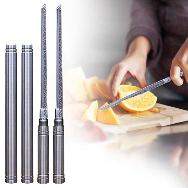 2pcMultipurpose Outdoor Portable Fruit With Cuchillo Multiusos Para Fruta Portátil Para Exteriores Con Funda Multiusos Portátil Cuchillo Para Fruta Con Funda