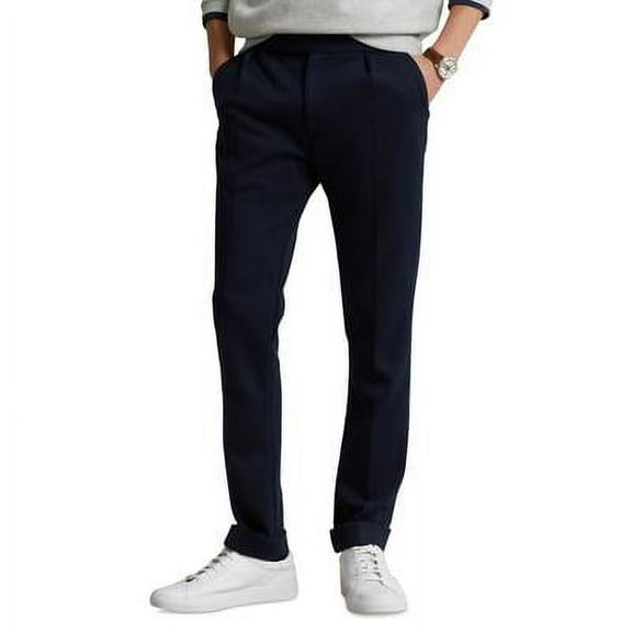 Polo Ralph Lauren Men's Double-Knit Suit Trousers Pants Aviator Navy 40 x 32