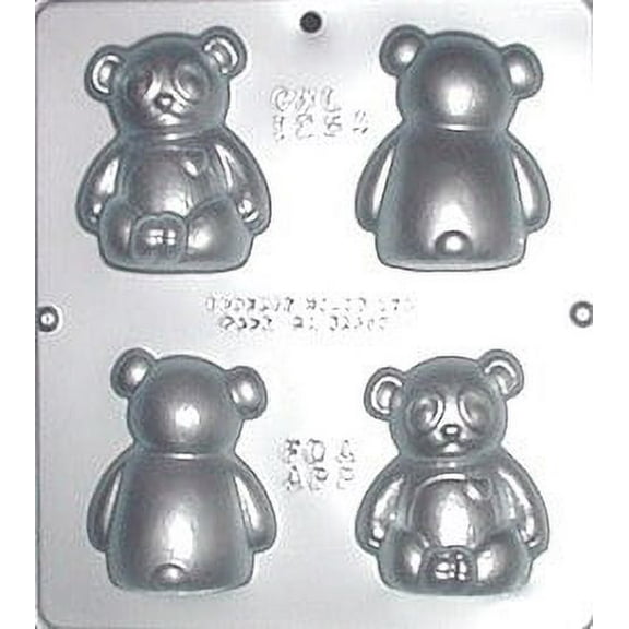 1254 Panda Bear Assembly Chocolate Candy Mold