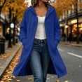 thumbnail image 5 of NominalSnug Women's Zip Up Hoodies Oversized Fleece Long Tunic Sweatshirts Casual Long Sleeve 2026 Fall Hoodie Jacket Coat, 5 of 8