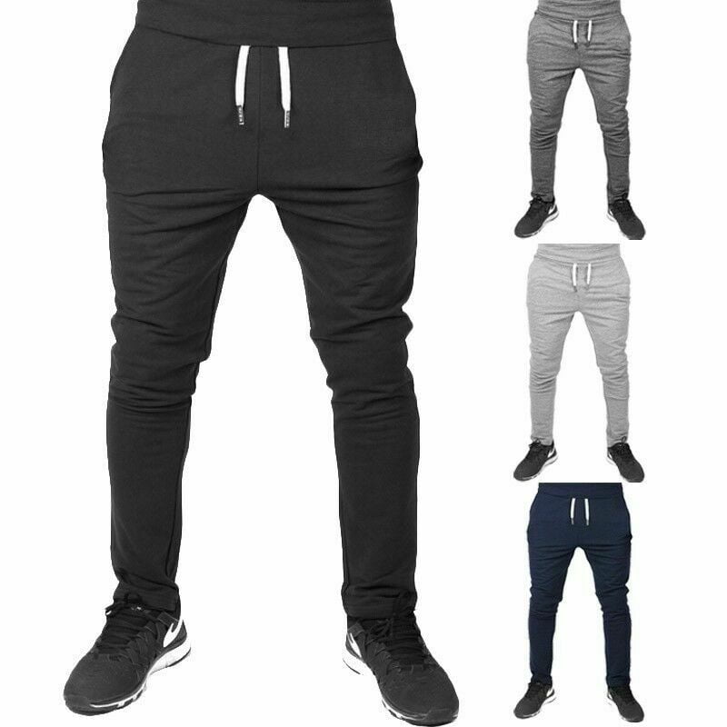 Mens tracksuit bottoms slim fit Clearance