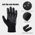 thumbnail image 2 of REDESS Winter Black Sports Gloves for Men and Women with Touchscreen for Running Skiing Cycling, 2 of 7