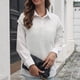 thumbnail image 2 of Suéter De Punto Sin Mangas, Tanque De Punto Con Cuello En V De Moda Para Mujer Para Ir De Compras ANGGREK Otros, 2 of 6
