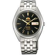 Orient Tri Star Automatic Black Dial Men's Watch FAB0000AB9