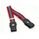thumbnail image 1 of Sonducket Cinturón sin hebilla Suministros de armario para niños Niñas a cuadros morados y negros Cinturones tiras rojas Sonducket AP008680-23, 1 of 5
