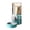 E003- Color C, variant on Cats Water Fountain, Water Sculpted Piece for Cats, 40Oz Water Capacity, Cage Mounted Sculpted Piece, 11X4 In, Teal Blue, 1 Pc, Gravity Flow Delivery, Small Indoor Pet Feeding