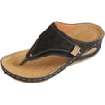 thumbnail image 6 of HeaCare Orthopedic Sandals for Women 2025,Summer Slip On Beach Sandals Dressy Arch Support Wedge Sandal Vintage Wide Width Flip Flops Casual Boho Slipper, 6 of 13