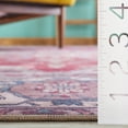 thumbnail image 5 of SAFAVIEH Tucson Camillo Oriental Machine Washable Area Rug, Red/Beige, 6' x 8', 5 of 12