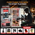 thumbnail image 2 of Guitarra acústica Pyle Beginner 4/4 de tamaño completo con accesorios, 2 of 7