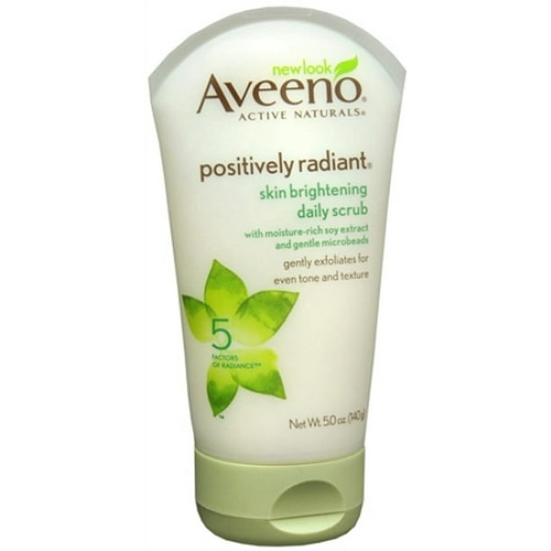 AVEENO Active Naturals Skin Brightening Daily Scrub 5 oz (Pack of 2)