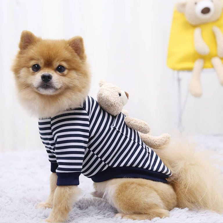 Pocket Bear Dogs And Cats Guard Clothes Autumn And Winter Plus Small Dogs Warm Pet Clothes for Dogs Large Girl Dog Sweaters Medium Longer Dog Sweater