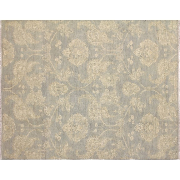 Sun-Faded Unsa Grey/Ivory Rug, 7'10" x 10'1"