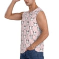 thumbnail image 3 of Pofeuu Cute Rabbit Print Men's Muscle T-Shirt, Sleeveless, Muscle Tank, Classic Muscle Tee Top For Men Casual Sleeveless Muscle T-Shirt Trendy Clothes-3X-Large, 3 of 7