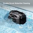 thumbnail image 6 of WYBOT Cordless Robotic Pool Vacuum, Robotic Pool Cleaner with Wall Climbing, Upgraded Triple-Motor, 150mins Runtime for Inground Pools up to 1614 Sq.ft, 6 of 9