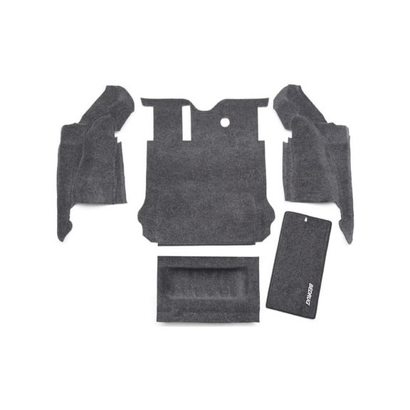 BedRug BRJK11R4 Jeep Kits - BedRug Fits 2011 - 2018 Jeep Wrangler UNLTD JK 4 Door Charcoal Grey,