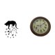 thumbnail image 5 of Reloj de pared,Reloj de pared de gato para sala de estar,dormitorio decorativo.,Reloj de pared,Reloj de pared de pájaro cantor de 10 pulgadas para decoración del hogar,Relojes de pared, 5 of 7