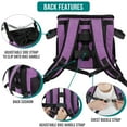 thumbnail image 5 of PetAmi 4-in-1 Small Backpack Carrier, Purple, 18 lb Limit, 5 of 8