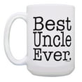 thumbnail image 2 of ThisWear Cool Uncle Gifts Best Uncle Ever Mug Set Best Uncle Birthday Gifts 2 Pack 15oz Coffee Mugs, 2 of 4