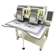 Commercial Automatic Embroidery Machine Double Heads 15 Needle Compact Embroidery Machine