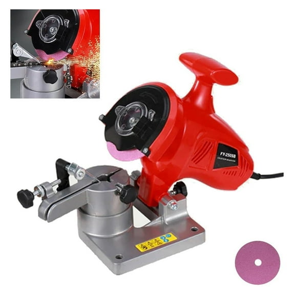 Desktop Electric Chain Grinder, Chainsaw Chain Sharpener, Chainsaw Blade Sharpener, Electric Chainsaw Sharpener, Chainsaw Sharpener Kit, Portable Chainsaw Chain Sharpener
