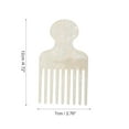 thumbnail image 2 of Unique Bargains 1 Pc Fashion Portable Hair Insert Comb Colorful White Imitation Acetic Acid, 2 of 6