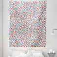 thumbnail image 1 of Vintage Tapestry, Vintage Retro Flower Design Bohemian Classical Ornamental Daisy Blooms Pattern, Fabric Wall Hanging Decor for Bedroom Living Room Dorm, 5 Sizes, Red Blue White, by Ambesonne, 1 of 1