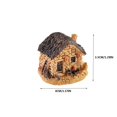 thumbnail image 2 of Fairy Garden House, Rustic Thatched Roof Miniature House for Terrarium Decor Outdoor Landscape Ornament, 2 of 2