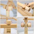 thumbnail image 4 of Soporte de bordado Guofa ajustable con marco en espiral de madera de haya, 4 of 8