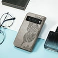 thumbnail image 6 of TECH CIRCLE For Google Pixel 9 Pro/Pixel 9 Case,Butterfly Embossed PU Leather Anti-Scratch Folding Wallet Case Card Slots Elegant Stylish Shockproof Cover for Google Pixel 9 Pro/Pixel 9,Gray, 6 of 6