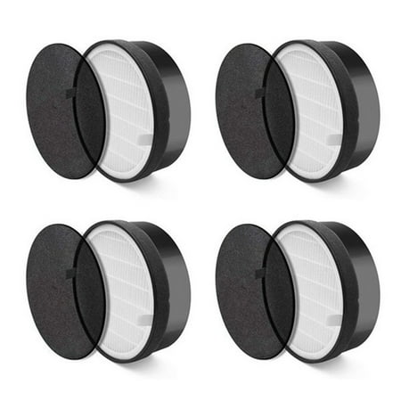

4 Pack Hepa Filter Replacements for Purifier -H132 -H132-RF Activated Carbon Filter Parts