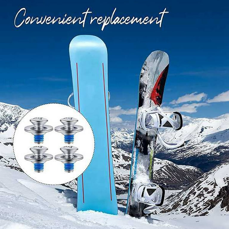 Black Snowboard Binding Screw Set Fits Most Of Bindings Ski Accessories