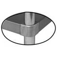 thumbnail image 3 of ACE WT-EB3030 Commercial Work Table with Stainless Steel Top, 1 Galvanized Undershelf, 1-1/2" Backsplash & Adjustable Bullet Feet, 30"W x 30"L x 35"H, ETL Certified, 3 of 3