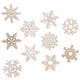 thumbnail image 2 of 10 Pcs Snowflake Wooden Wedding Tree Ornaments, Wooden Snowflake Wedding Tree Decor, Sturdy Assorted Snowflakes, High-Quality Wooden Ornaments for Home Decor, Festive Wedding Centerpiece, 2 of 7