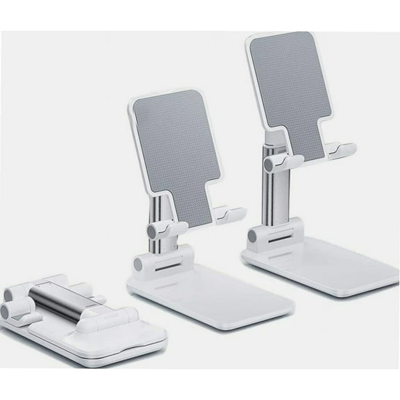 Foldable Cell Phone Stand,Adjustable Angle Height Desktop Phone and Tablet Holder Stand for All Cellhone
