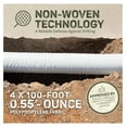 thumbnail image 3 of Septic Fabric, 0.55 oz, White, 4' x 300' - Non-Woven Geotextile for Drainage, Filtration & Soil Separation in Wastewater Systems, Leach Fields & French Drains, 3 of 9