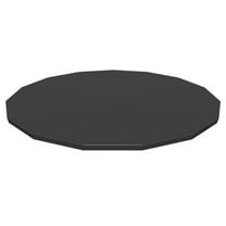Bestway Round Pool Cover for 15 Foot Above Ground Pools, Black (Cover Only)