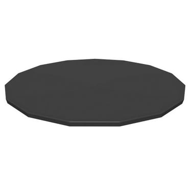 Bestway Round Pool Cover for 15 Foot Above Ground Pools, Black (Cover Only)