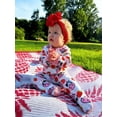thumbnail image 5 of Aideaone Baby Footed Pajamas Long Sleeve Zipper One-Piece Footie Sleeper for Girls Boys Infant 0-12 Months, 5 of 8