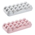 thumbnail image 2 of Assorted Color Fresh Egg Tray with 18 Compartments for Kitchen Fridge Use Safe Durable PP Material, 2 of 3