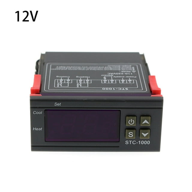 Humidity Regulator Dual Display Wall-mounted is made Egg Incubator Cool Controller Home Supplies Temperature Controller Hygrometer 12V