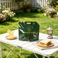 thumbnail image 5 of Portable Foldable Water Container with Spigot, 5 Gallon Large Capacity Camping Water Bag, Outdoor Hiking Hydration Storage Tank, BPA Free Food Grade, Leakproof Faucet, Emergency Ready, Green, 5 of 5