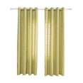 thumbnail image 1 of Nvzi Cortinas ligeras con textura, color amarillo, ideales para dormitorio y sala de estar. Cortinas que brindan privacidad y dejan pasar la luz. 2 piezas, 132 x 160 cm., 1 of 5