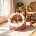 thumbnail image 5 of HJuyYuah Semi-Enclosed Hardwearing Pet Bed, Low Maintenance Cozy Sleeping House for Cats Small Dogs, 5 of 7